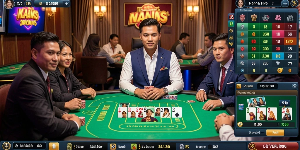 Karakter unik yang dapat dipilih dan disesuaikan.